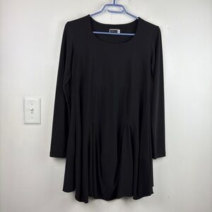Sympli Black Funky Tunic with Timeless Elegance